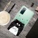 Силиконовый (TPU) чехол Deexe Pretty Glossy для Samsung Galaxy S20 FE (G780) - Black and White Cats (251749G). Фото 2 из 5