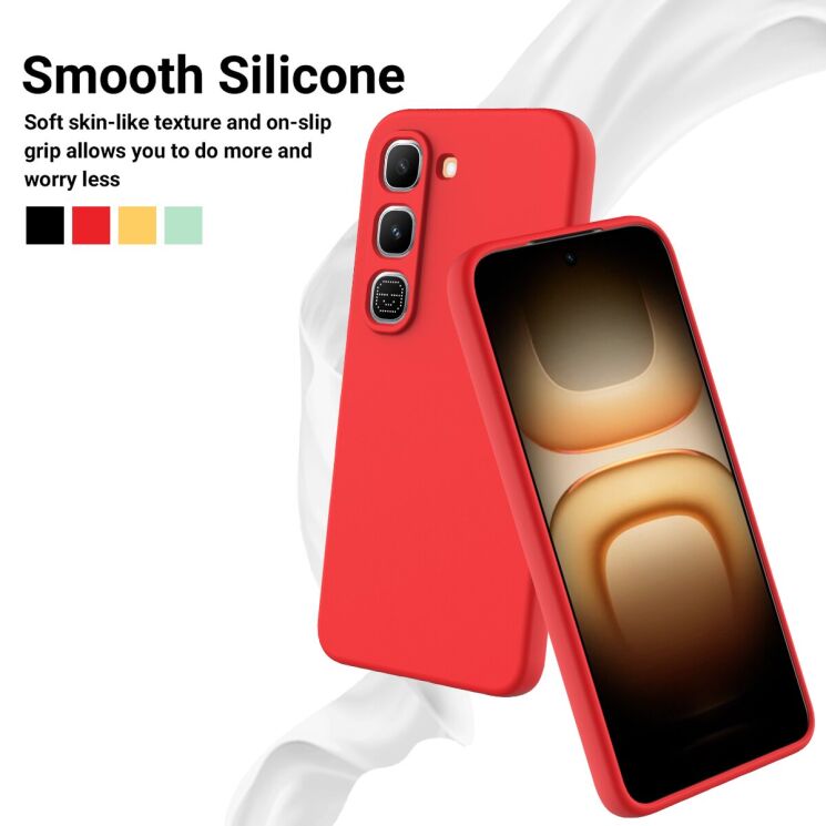 Силіконовий (TPU) чохол Deexe Silicone Case для Infinix Hot 70 Pro - Green: фото 4 з 9
