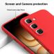 Силіконовий (TPU) чохол Deexe Silicone Case для Infinix Hot 70 Pro - Green (331109G). Фото 5 з 9