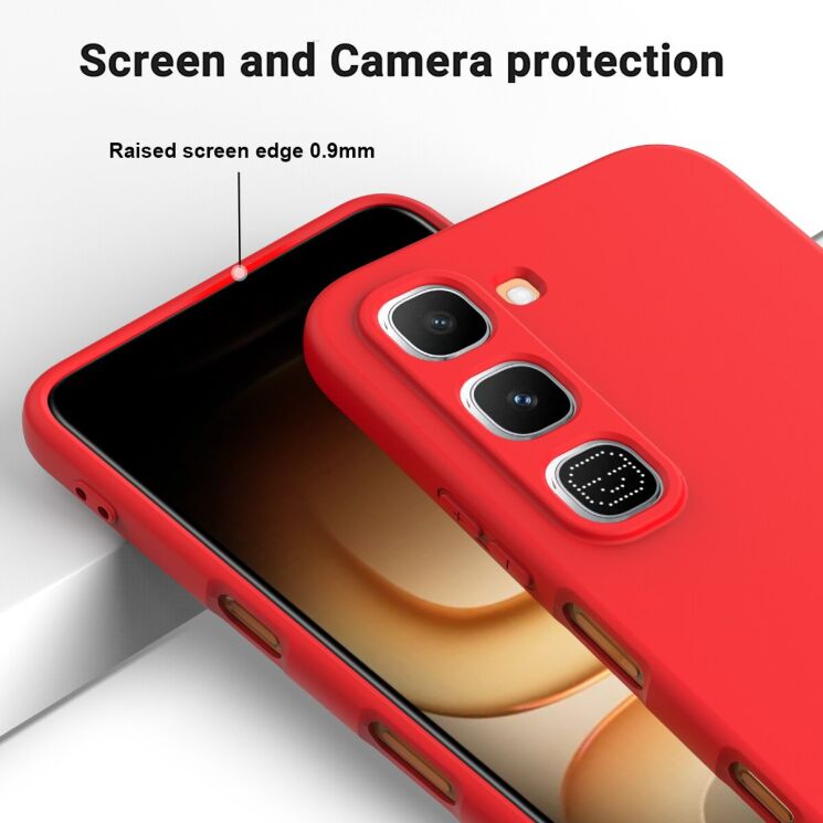 Силіконовий (TPU) чохол Deexe Silicone Case для Infinix Hot 70 Pro - Green: фото 5 з 9