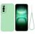 Силіконовий (TPU) чохол Deexe Silicone Case для Infinix Hot 70 - Green: фото 1 з 9