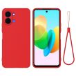 Силиконовый (TPU) чехол Deexe Silicone Case для TECNO Spark Go 3 - Red (408100R)