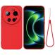 Силиконовый (TPU) чехол Deexe Silicone Case для Xiaomi 17 Ultra - Red (407513R). Фото 1 из 9