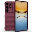 Силиконовый (TPU) чехол Deexe Terra Case для Samsung Galaxy S26 Ultra - Wine Red (404411WR)