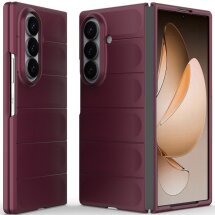 Силиконовый (TPU) чехол Deexe Terra Case (FF) для Samsung Galaxy Fold 8 Ultra - Wine Red: фото 1 из 9