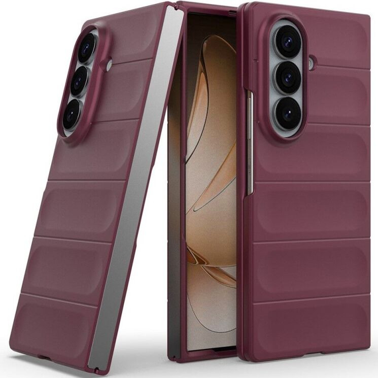 Силіконовий (TPU) чохол Deexe Terra Case (FF) для Samsung Galaxy Fold 8 Ultra - Wine Red (424015WR) Силіконовий (TPU) чохол Deexe Terra Case (FF) для Samsung Galaxy Fold 8 Ultra - Wine Red: фото 2 з 9