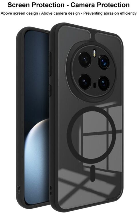 Силиконовый (TPU) чехол IMAK UX-9A Series with MagSafe для Honor Magic 7 Pro - Black: фото 12 из 13
