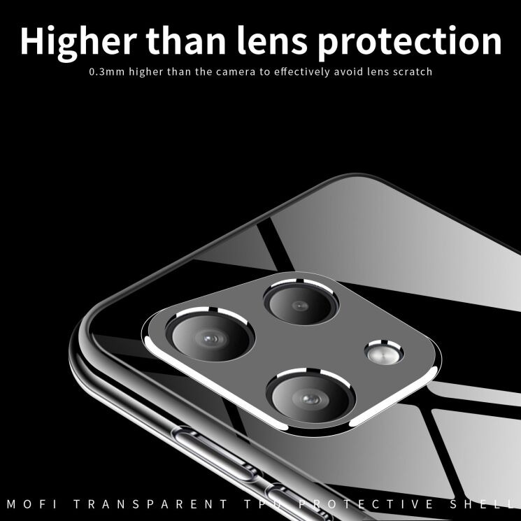 Силіконовий (TPU) чохол MOFI Thin Guard для Nothing Phone (3a) Lite - Transparent (405428T) Силіконовий (TPU) чохол MOFI Thin Guard для Nothing Phone (3a) Lite - Transparent: фото 4 з 9