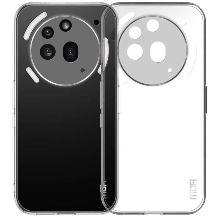 Силиконовый (TPU) чехол MOFI Thin Guard для Nothing Phone (3a) Pro - Transparent: фото 1 из 10