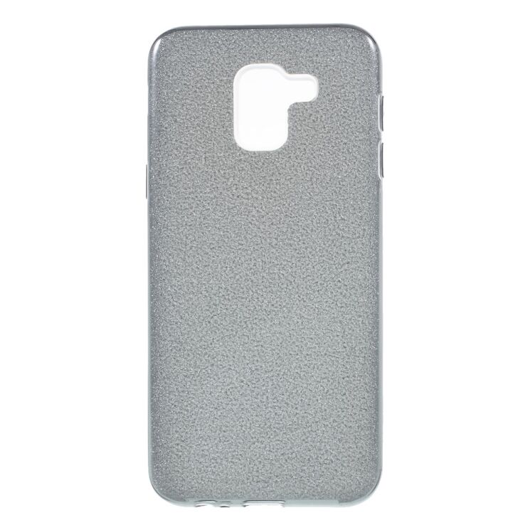 Силиконовый (TPU) чехол UniCase Glitter Cover для Samsung Galaxy J6 2018 (J600) - Grey: фото 1 из 6