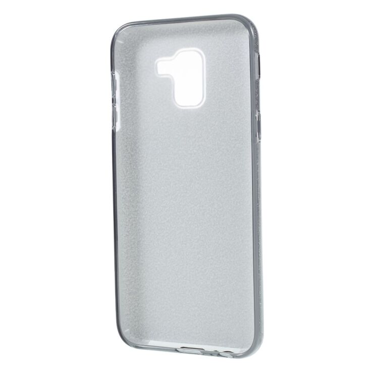 Силиконовый (TPU) чехол UniCase Glitter Cover для Samsung Galaxy J6 2018 (J600) - Grey: фото 3 из 6