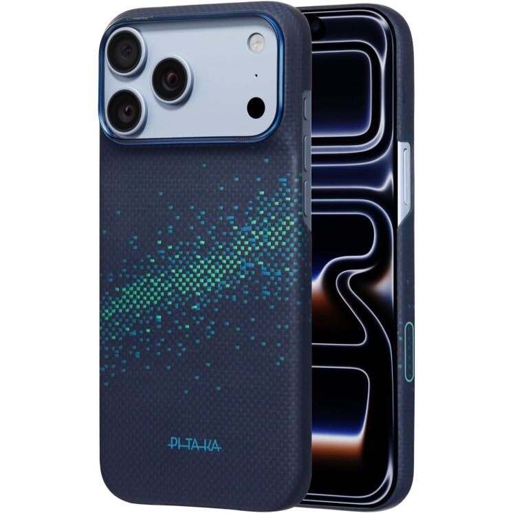 Ультратонкий чохол Pitaka Edge Case для iPhone 18 Pro Max (KI1805PM) - Nearfield Blue: фото 1 з 13