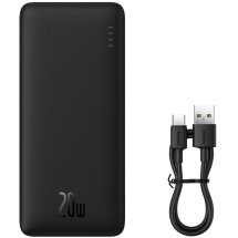 Зовнішній акумулятор Baseus Airpow 20W (30000mAh) PPQD090101 - Black: фото 1 з 21