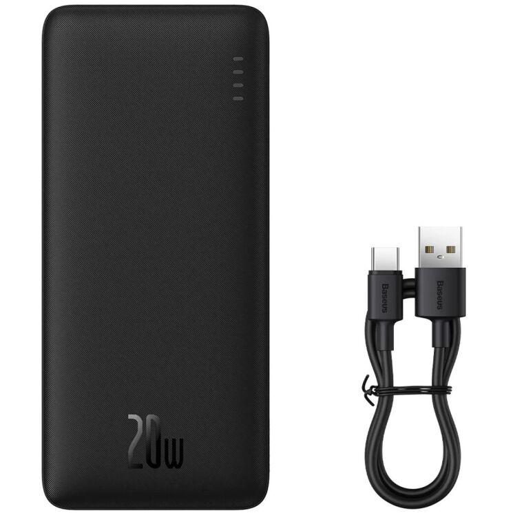 Зовнішній акумулятор Baseus Airpow 20W (30000mAh) PPQD090101 - Black (995776B) Зовнішній акумулятор Baseus Airpow 20W (30000mAh) PPQD090101 - Black: фото 1 з 21