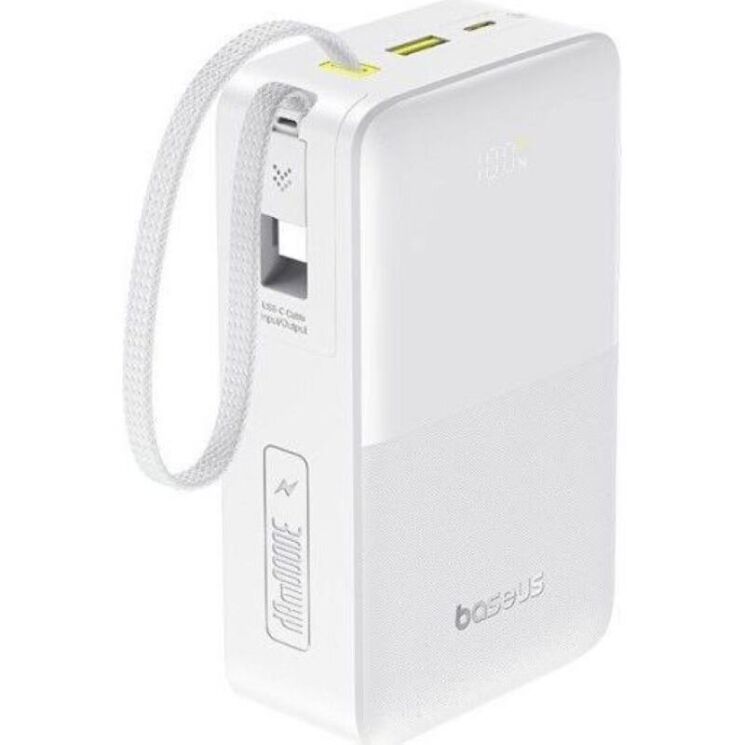Внешний аккумулятор Baseus EnerFill FC51 Bipow 2 Pro 22.5W (30000mAh) + кабель Type-C (E0028100) - White: фото 1 из 6