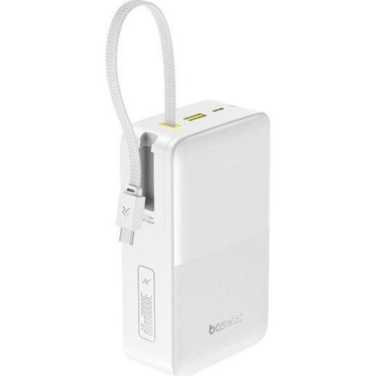 Внешний аккумулятор Baseus EnerFill FC51 Bipow 2 Pro 22.5W (30000mAh) + кабель Type-C (E0028100) - White: фото 2 из 6