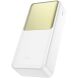 Зовнішній акумулятор Hoco J136B Sirui 22.5W+PD20W (30000mAh) - White (995454W). Фото 2 з 6
