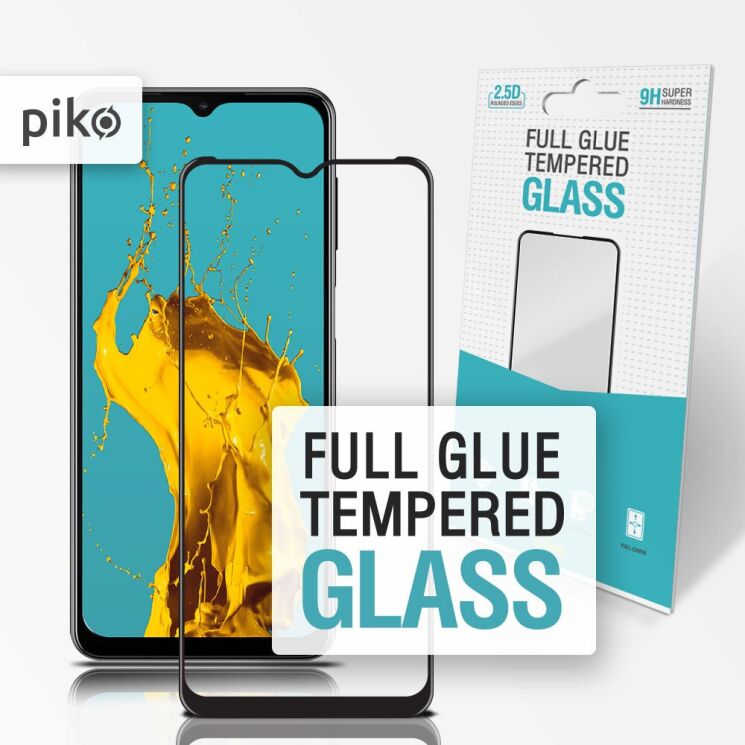 Защитное стекло Piko Full Glue для Samsung Galaxy M12 (M127) - Black: фото 1 из 4