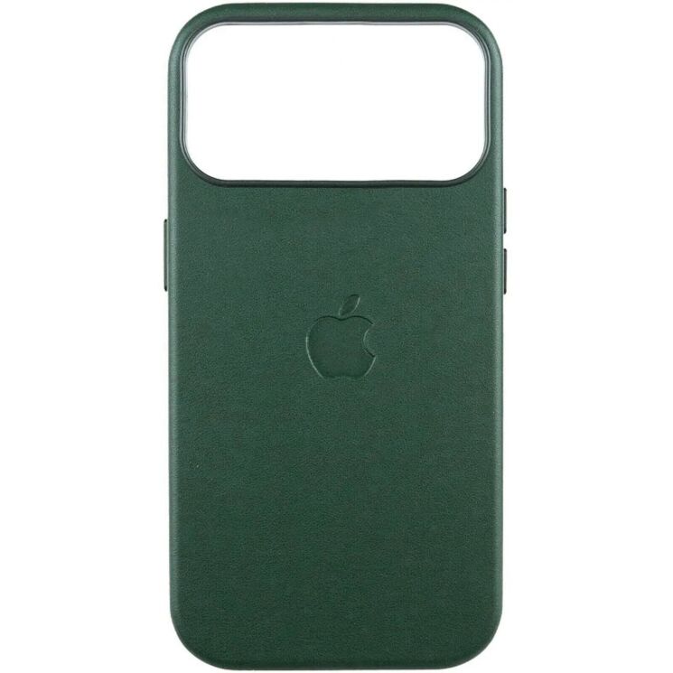 Захисний чохол Copiex Leather Case with MagSafe для Apple iPhone 17 Pro Max - Green: фото 1 из 1