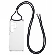 Захисний чохол UniCase AirBag with Strap для Samsung Galaxy S25 Ultra (S938) - Transparent: фото 1 з 5