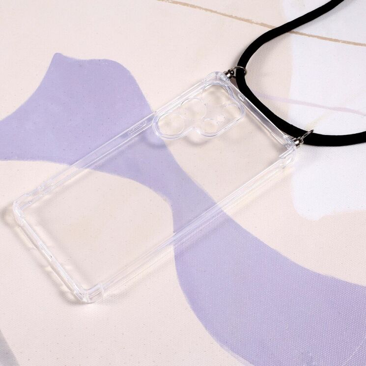 Захисний чохол UniCase AirBag with Strap для Samsung Galaxy S25 Ultra (S938) - Transparent: фото 2 з 5