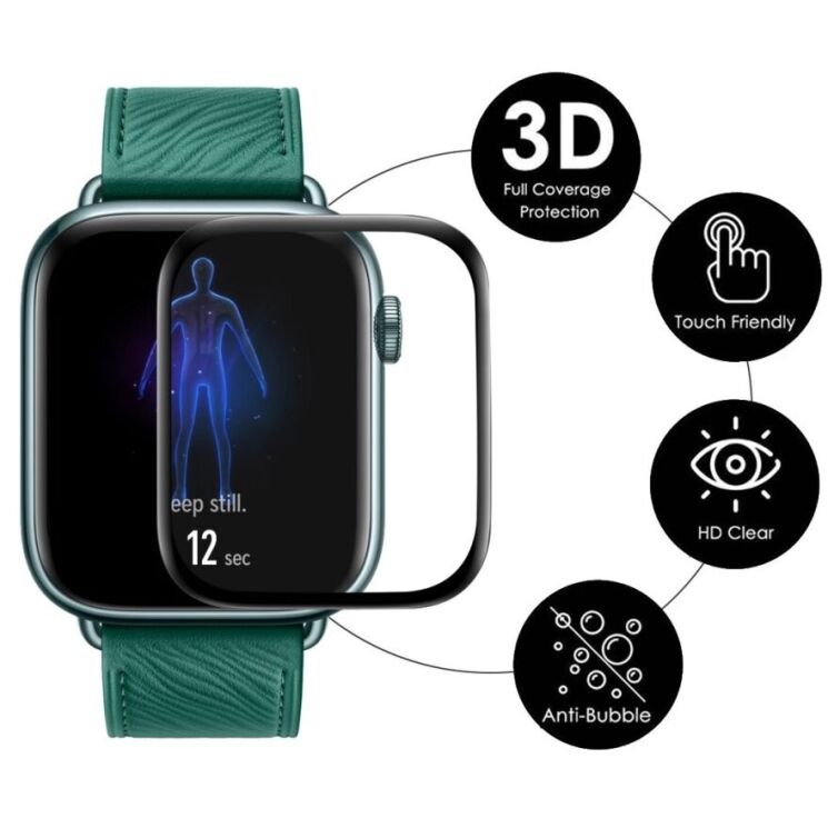 Защитная пленка ENKAY 3D Curved Film для Xiaomi Mi Smart Band 9 Pro - Black: фото 2 из 8