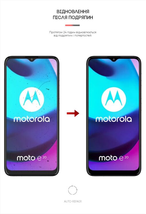 Захисна плівка на екран ArmorStandart Matte для Motorola Moto E20: фото 3 з 4