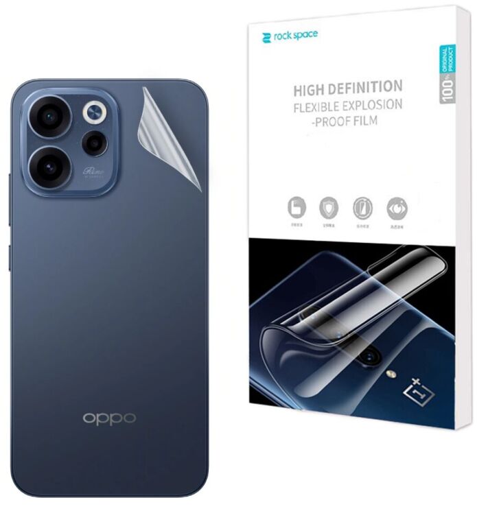 Захисна плівка на задню панель RockSpace Explosion-Proof SuperClear для OPPO Reno 15 F/FS: фото 1 з 9