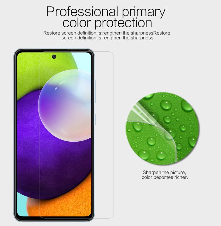 Защитная пленка NILLKIN Crystal для Samsung Galaxy A52 (A525) / A52s (A528): фото 8 из 13