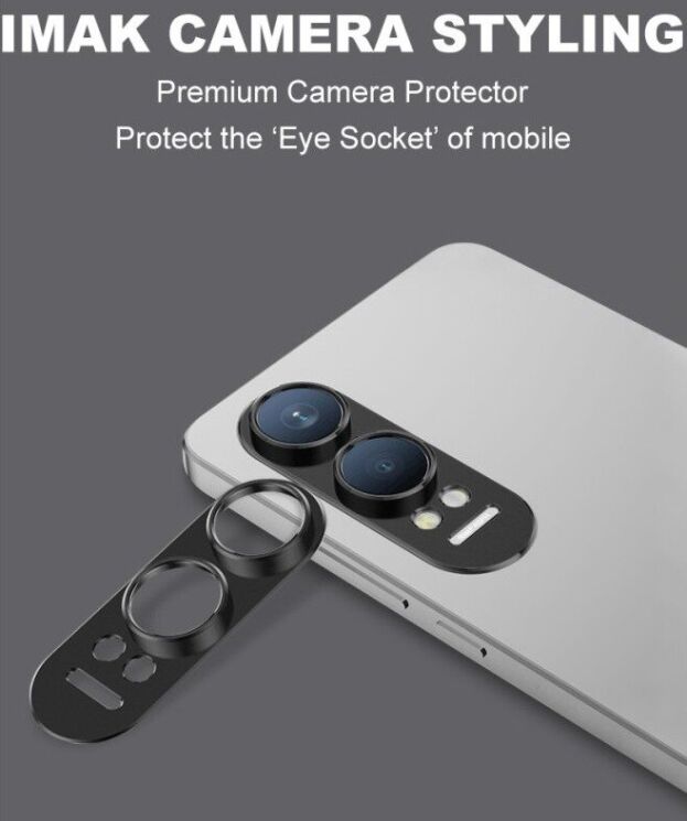 Защитная рамка IMAK Camera Styling для OnePlus Nord CE 4 Lite - Black: фото 8 из 10