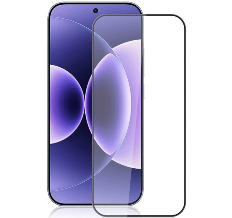 Защитное стекло AMORUS Full Glue Tempered Glass для Xiaomi 17 Pro Max - Black: фото 1 из 9