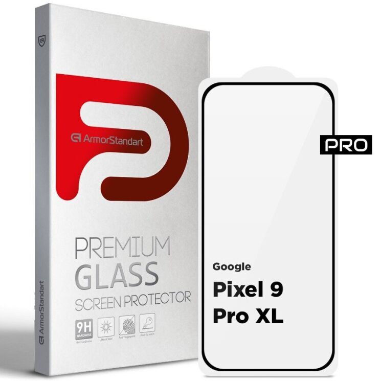 Защитное стекло ArmorStandart Pro 5D для Google Pixel 9 Pro XL - Black: фото 1 из 6