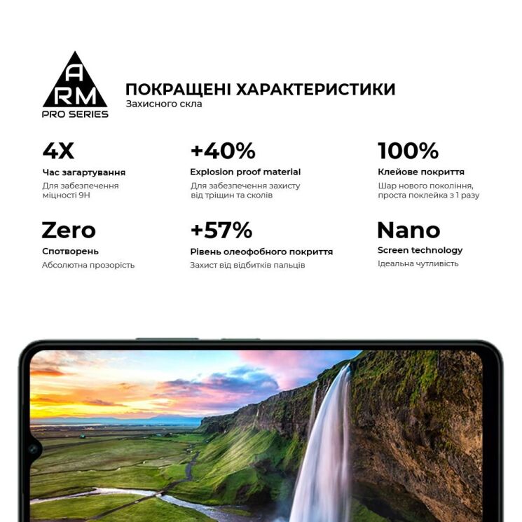 Защитное стекло ArmorStandart Pro 5D для Xiaomi Redmi A3 - Black: фото 5 из 7