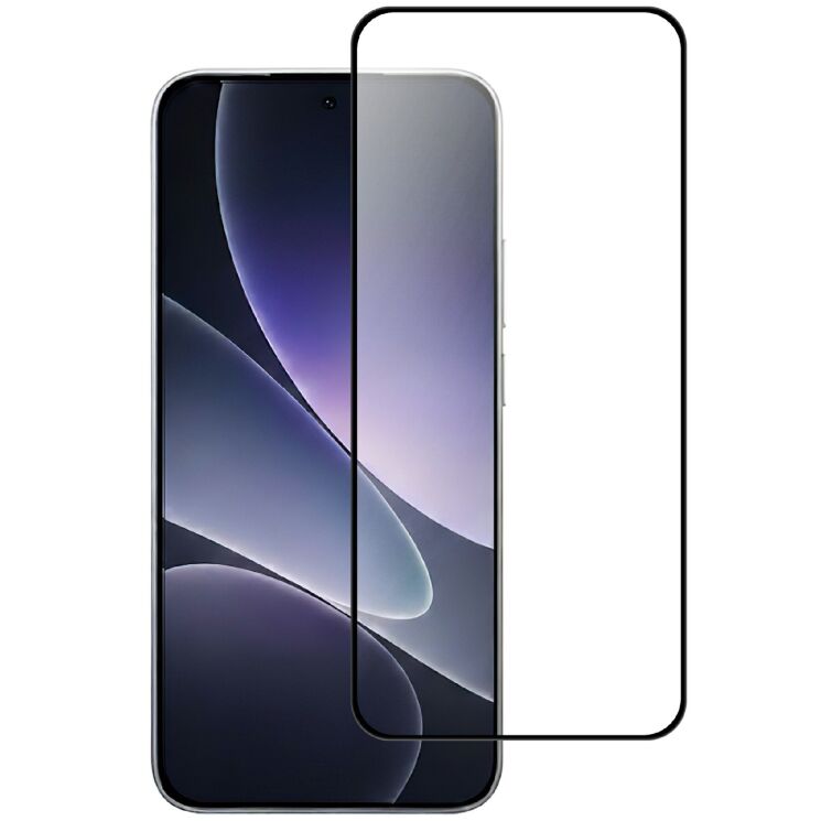 Защитное стекло Deexe Full Glue Coverage для Xiaomi 17T Pro - Black: фото 1 из 4
