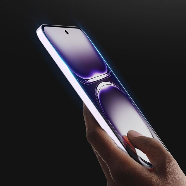 Защитное стекло DUX DUCIS Full Coverage для OPPO Reno 12 / 12 Pro - Black: фото 6 из 9