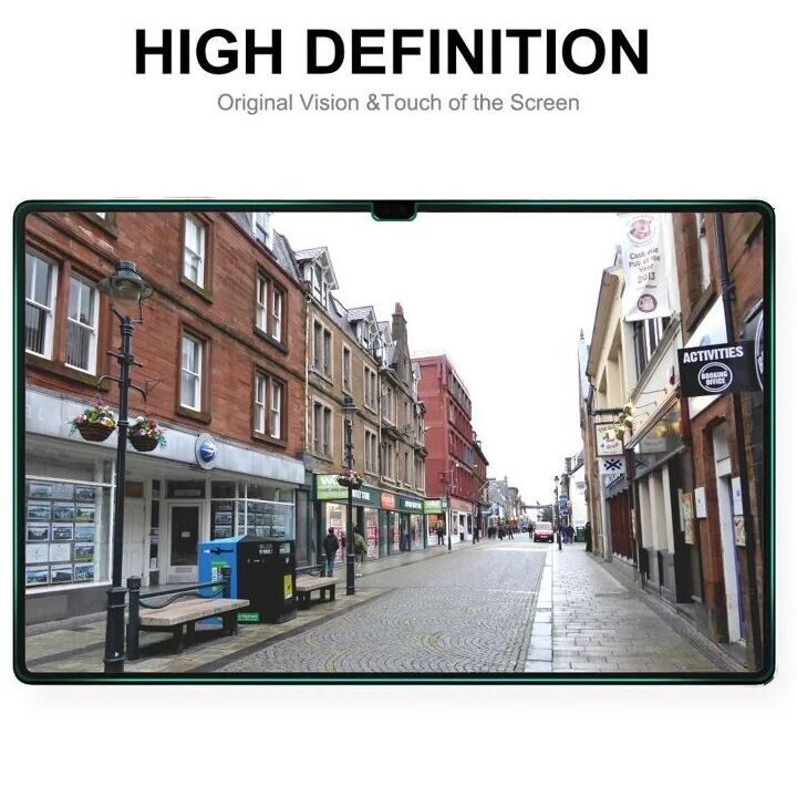 Защитное стекло HAT PRINCE 0.33mm 2.5D для Samsung Galaxy Tab S8 Ultra / S9 Ultra / S10 Ultra (T900/T906/910/916/920/926) - Transparent: фото 5 из 7