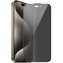 Защитное стекло HAT PRINCE Anti-Spy для Apple iPhone 16 Pro - Black: фото 1 из 10