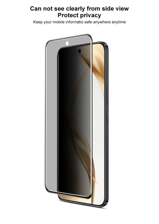Захисне скло IMAK 3D Curved Privacy для Honor 200 - Black: фото 11 з 15