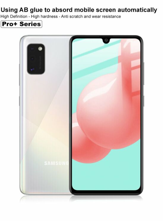 Защитное стекло IMAK 5D Pro+ Full Glue для Samsung Galaxy A41 (A415) - Black: фото 12 из 12