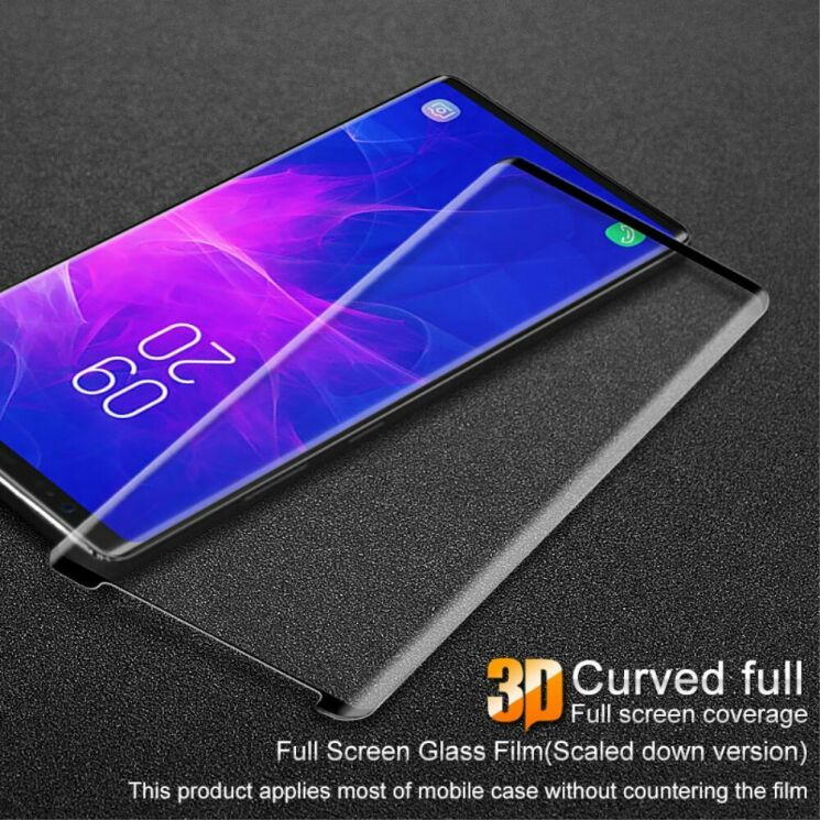 Защитное стекло IMAK Curved Full Cover для Samsung Galaxy Note 9 (N960) - Black: фото 3 из 7