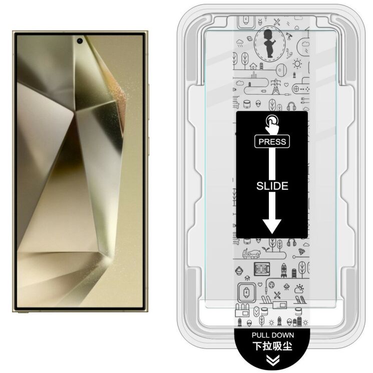 Защитное стекло IMAK H Install Screen Guard для Samsung Galaxy S24 Ultra (S928): фото 2 из 11