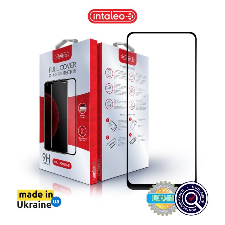 Защитное стекло Intaleo Full Glue для OPPO A78 - Black: фото 3 из 9