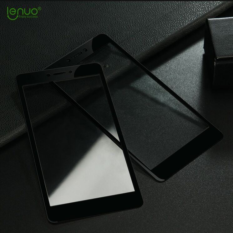 Защитное стекло LENUO CF Full Cover для Xiaomi Redmi 4X - Black: фото 4 из 10
