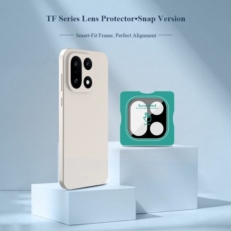 Захисне скло LEREACH Install Glass Lens для OnePlus 15 - Black: фото 2 з 9