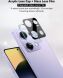 Защитное стекло на камеру IMAK Black Glass Lens для Xiaomi Redmi Note 14S - Black (375915B). Фото 6 из 8