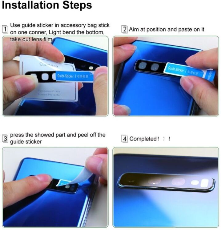Защитное стекло на камеру IMAK Black Glass Lens для Xiaomi Redmi Note 14S - Black: фото 7 из 8