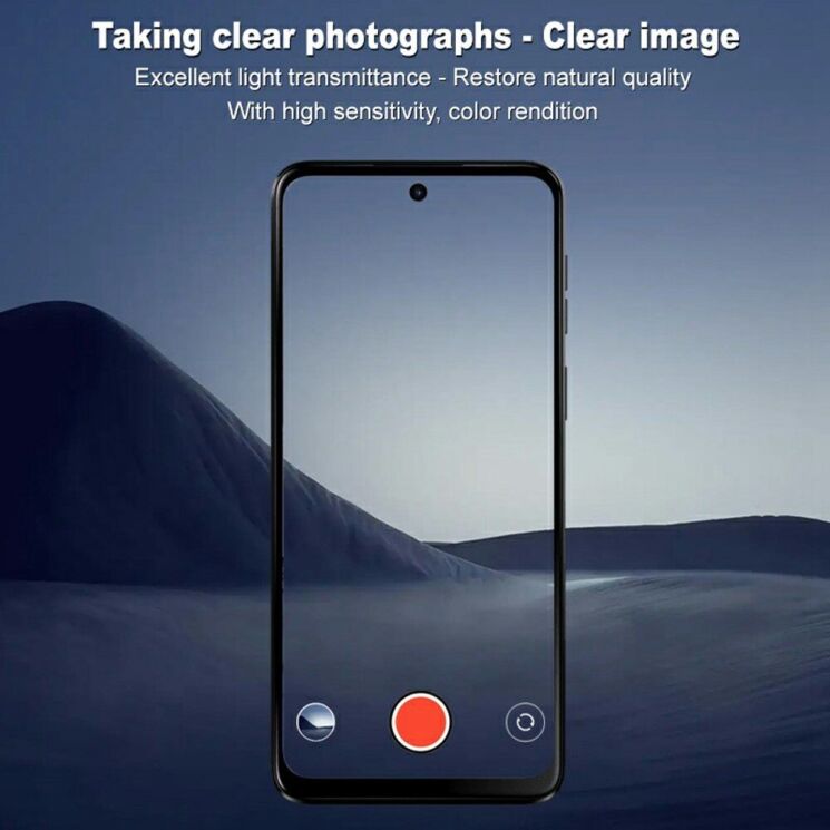 Защитное стекло на камеру IMAK Integrated Lens Protector для Motorola Moto G55: фото 3 из 6