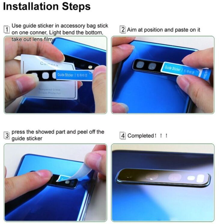 Защитное стекло на камеру IMAK Integrated Lens Protector для Motorola Moto G55: фото 5 из 6