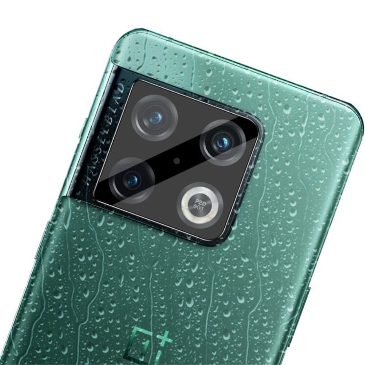 Защитное стекло на камеру IMAK Integrated Lens Protector для OnePlus 10 Pro - Black: фото 5 из 15
