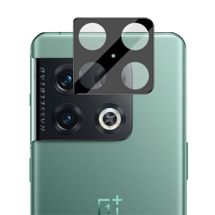 Защитное стекло на камеру IMAK Integrated Lens Protector для OnePlus 10 Pro - Black: фото 4 из 15